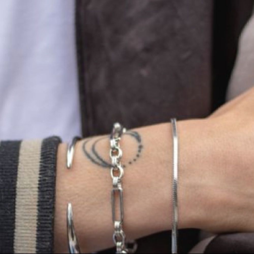Silver  snake chain bracelet